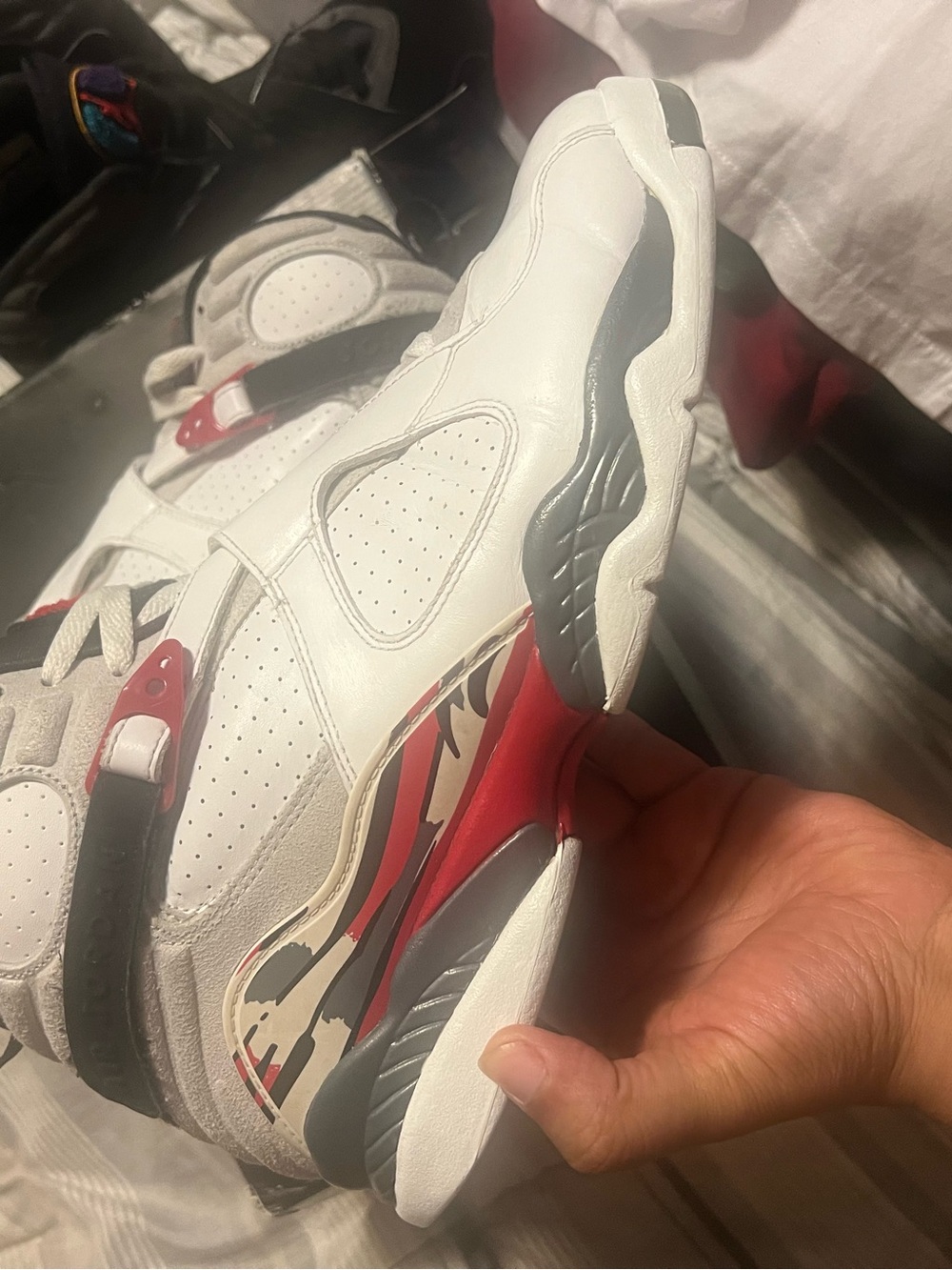 Air Jordan bug bunny 8s size 9 2013 release og all